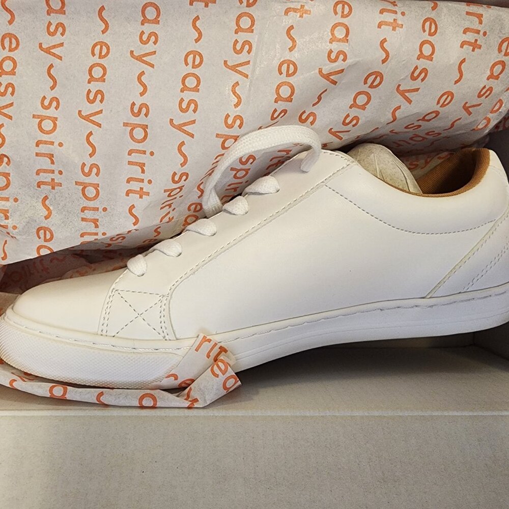 Easy Spirit Womens Lorna Lace White - Faux Leather 9M - A020 - Picture 7 of 9